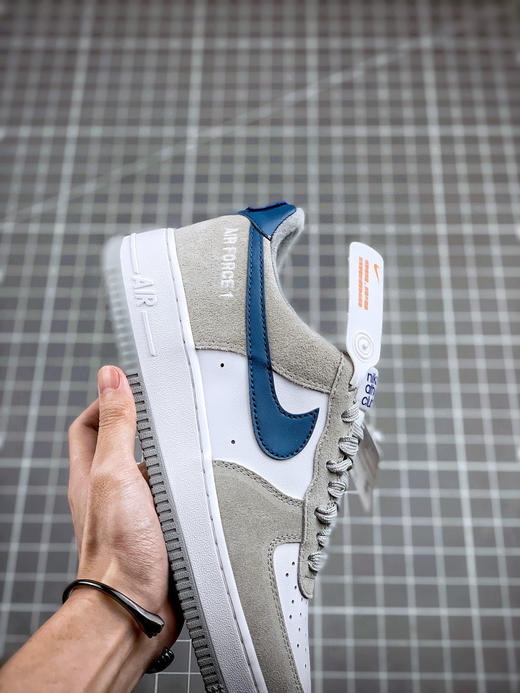 Air Force 1 Low 灰白蓝钩 商品图8