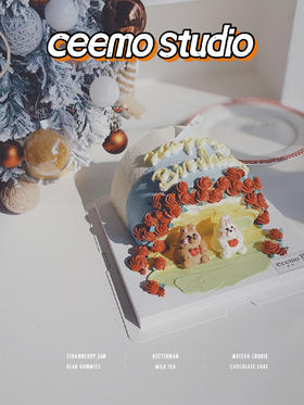 半球小屋——小熊小兔