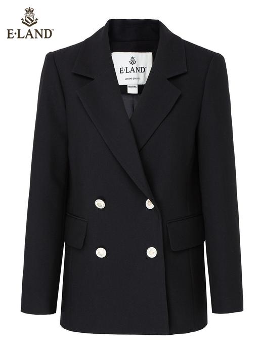 ELAND衣恋简约职业通勤双排扣西装外套EEJKC12H1M 商品图5