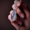 【水滴】蛋清种飘花翡翠项坠 商品缩略图4