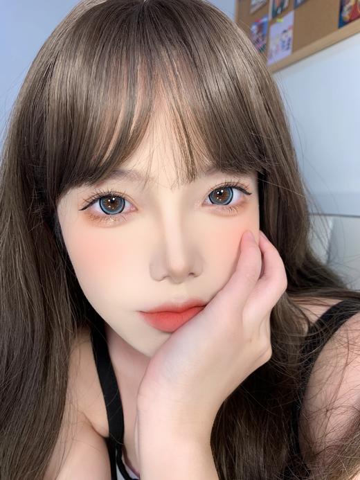 超大直径丨摩尔糖绿·Sheepcon丨金粉款14.5mm（年抛/2片装） 商品图1