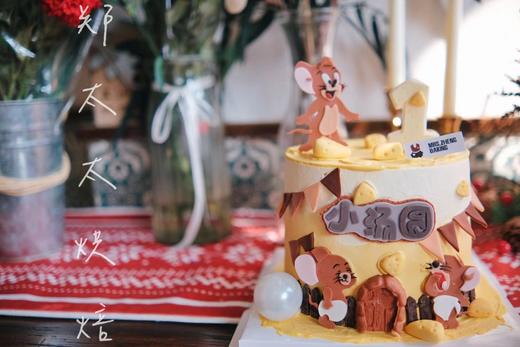 猫和老鼠半翻糖蛋糕加高款 商品图0