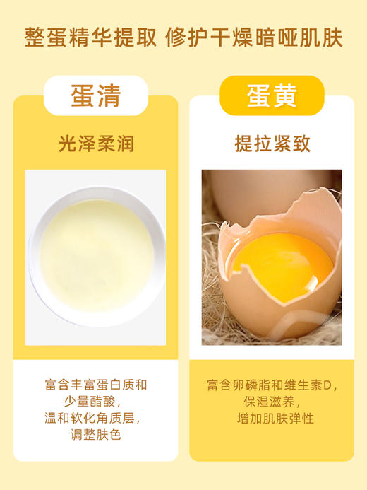 【新年专享】韩国Too cool for school涂酷 柔滑鸡蛋滋养面膜28g/片（无盒） 商品图2