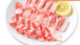 旗舰店大红门一级带皮精五花片10kg