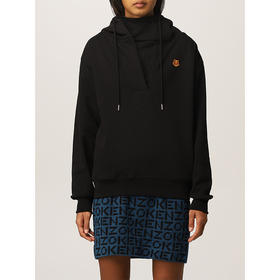 KENZO 高田贤三 小虎头连帽 女士卫衣 黑色 FA62 SW661 4MO 99