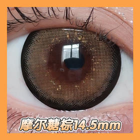 超大直径丨摩尔糖棕·Sheepcon丨金粉款14.5mm（年抛/2片装）