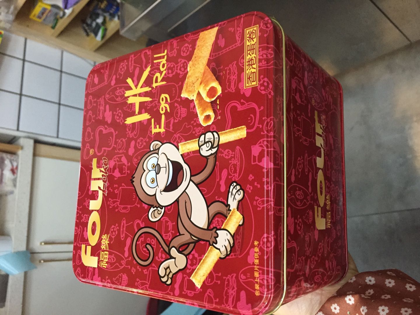 福乐香港蛋卷鸡蛋味4008克
