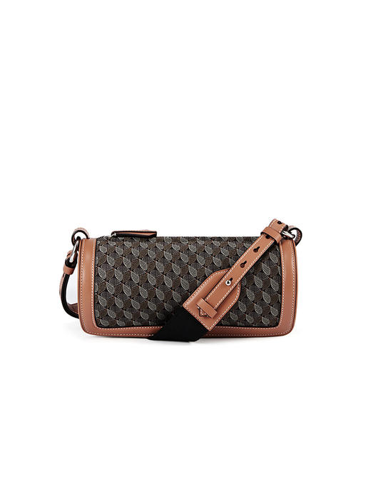 【2F】迪桑娜女包幸运锦囊圆筒包2022新款斜挎小圆包复古老花单肩包包女 商品图2