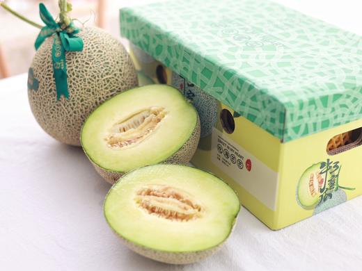 日本品种 牛三蜜瓜 玫珑瓜2-4只原箱装网纹甜瓜蜜瓜日本静冈哈密瓜 商品图2