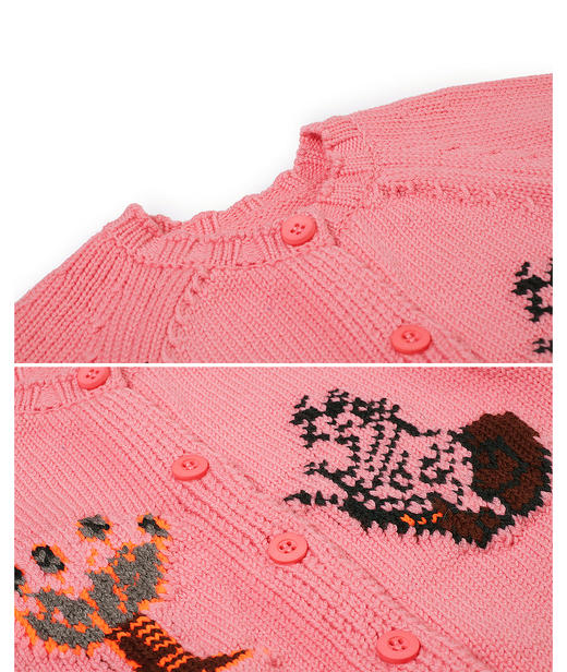 [江南布衣婴童]22春装男女童婴幼儿开襟毛衫YMB390950 商品图5