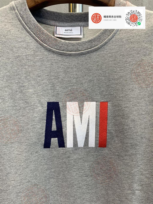 logo刺绣长袖卫衣 男女同款 商品图2