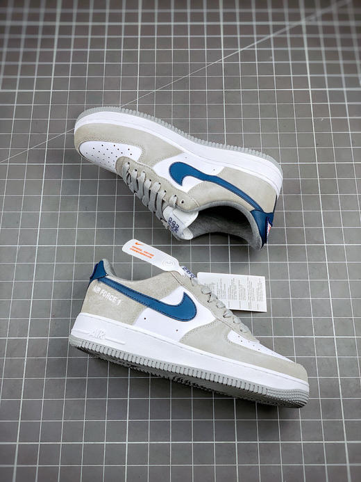 Air Force 1 Low 灰白蓝钩 商品图4