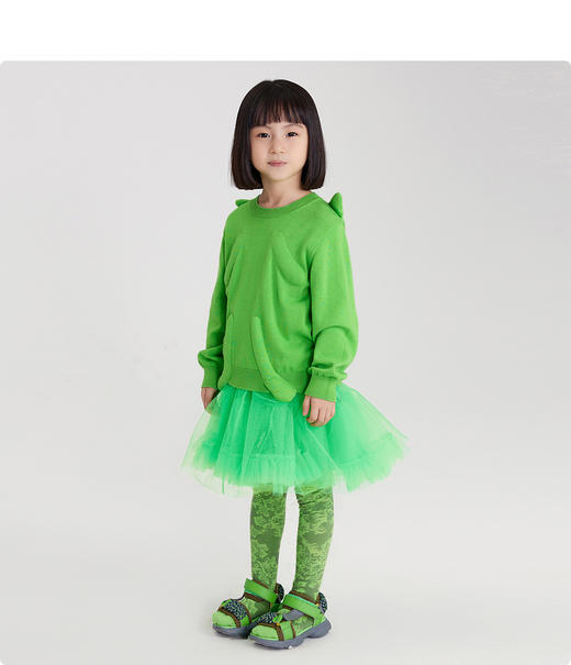 江南布衣童装22春装新款女童休闲宽松腰裙1MBD00580 商品图1