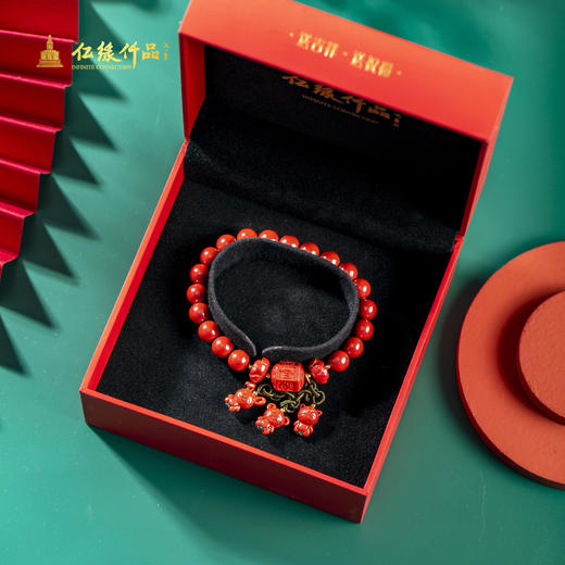 朱砂三六合手串8mm 商品图0