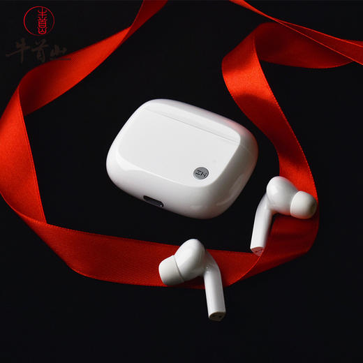牛首山文创福音悦耳蓝牙耳机真无线蓝牙耳机Purpods降噪适用小米华为苹果 商品图2