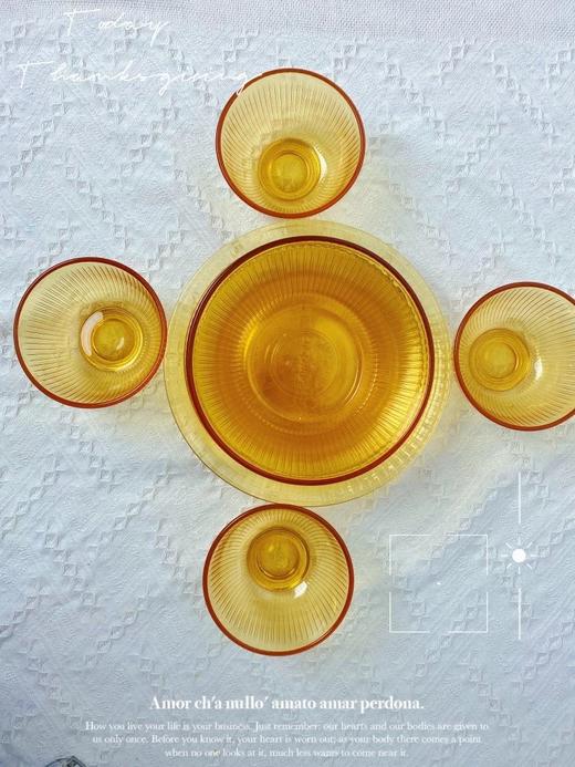 康宁SNAPWARE 晶尊系列餐具8件套👏👏烛光下熠熠生辉，秀色可餐🎈一套高颜值🉐餐具🍽晶尊系列琥珀色，硼玻璃钢化，可进微波炉，烤箱，高颜值，高品质！安全无毒，安全健康，耐冷耐热！ 商品图3