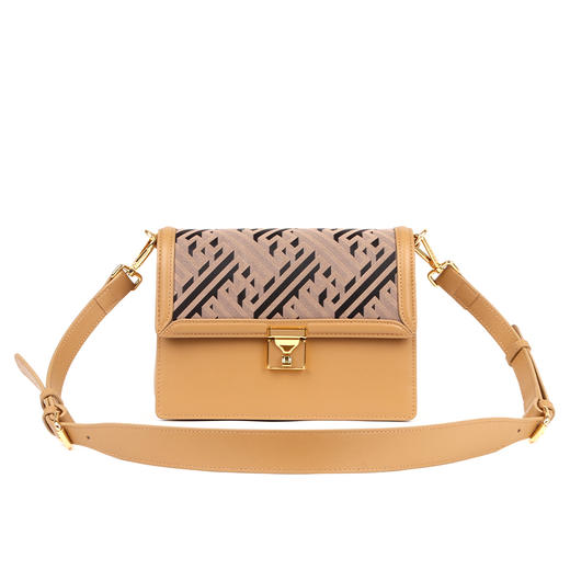 SAINTJOY/上久楷 宋锦女式斜背包（大） 3D万字纹 BWS21B0401 商品图0