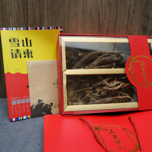 雪山野生松茸干片礼盒/雪山羊肚菌礼盒/雪山野生灵芝礼盒/雪山野生当归礼盒/雪山野生党参礼盒 商品图4