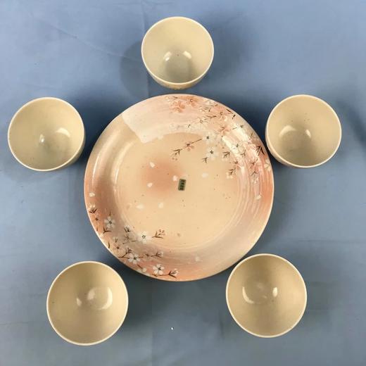 日本益园人窑樱花碗盘套组 6件装 原盒保留 实物见视频 商品图1