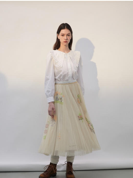 TeenieWeenie小熊木耳边衬衫TTYA221105T 商品图2