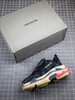 Balenciaga Triple S做旧运动风黑红 商品缩略图2