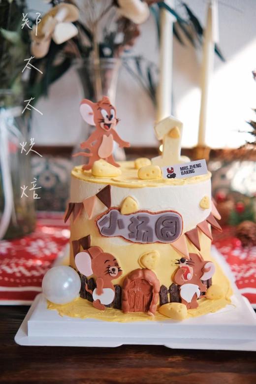 猫和老鼠半翻糖蛋糕加高款 商品图1