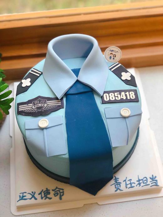 警察 翻糖警服奶油蛋糕 下单前请仔细阅读商品详情 商品图1