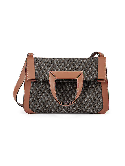 【2F】迪桑娜斜挎包2022新款幸运锦囊复古老花包大容量通勤单肩手提包女 商品图2