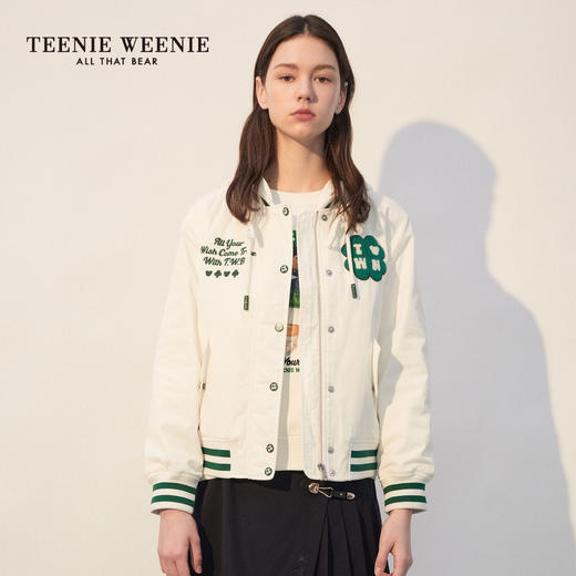 TeenieWeenie小熊字母连帽棉服TTJP221105T 商品图0