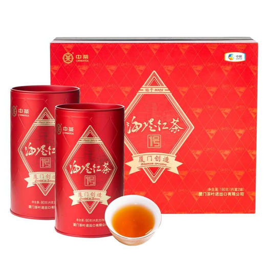 【D】中茶XBT330海堤红壹号160g红茶礼盒（80g*2罐装） 商品图6