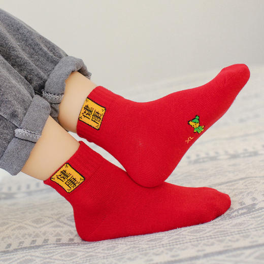 儿童迎新年喜庆纯棉套装礼盒6件套 商品图3