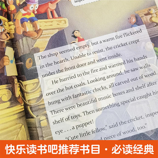 青橙英语分级读物.木偶奇遇记(D6级 六、七年级适用)(赠音频、译文及课标词详解)青橙英语华东理工大学出版社 商品图1