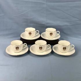 英国王室品牌DaksSimpson白瓷茶具套组 5套装 原盒保留 实物见视频