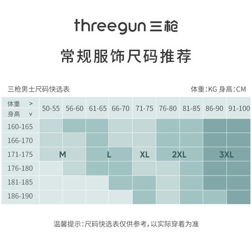 Threegun三枪 【舒肤棉】圆领男士保暖内衣套装-23791D1W1 商品图1