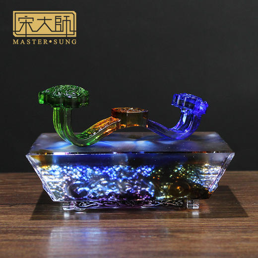 宋韶光大师吉祥物 精品如意 古法琉璃摆件礼品 商品图0