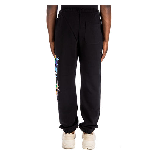 GUCCI 古驰 双G五星印花 男士运动裤 黑色 663246 XJDOV 1082 商品图2