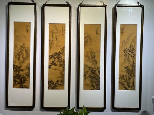 柳青松：墨彩山水四条屏 商品图0