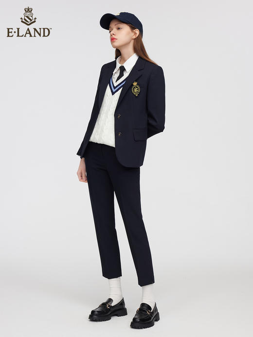 ELAND衣恋学院风西装外套EEJKC11H2C 商品图1