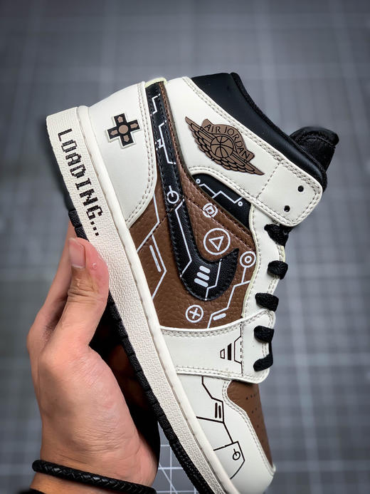Air Jordan 1 Mid 中帮 摩卡电玩 AJ1 商品图8