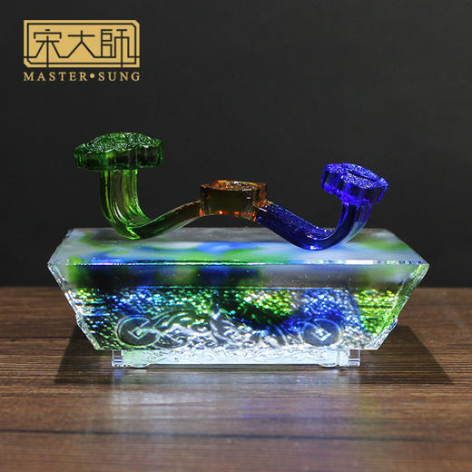 宋韶光大师吉祥物 精品如意 古法琉璃摆件礼品 商品图2