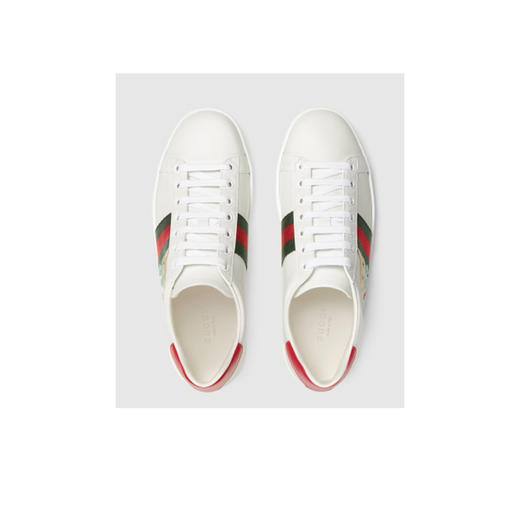 GUCCI 古驰 Ace系列女士猫咪刺绣运动鞋 女士休闲鞋 白色 664142 1XG60 9065 商品图2