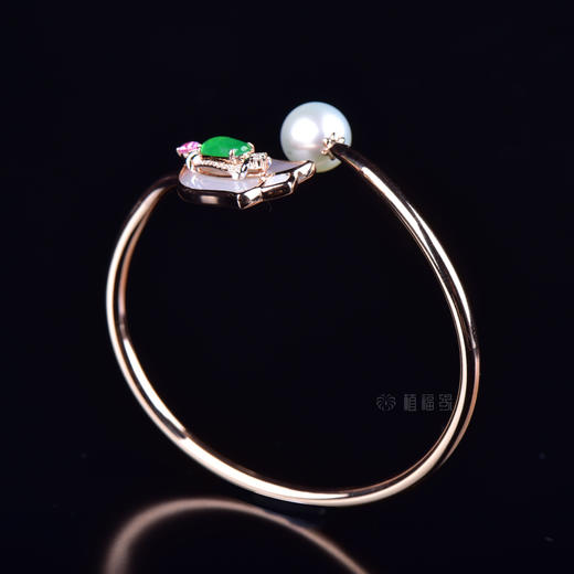 【幸福归来】铃兰花珍珠手镯-SZ12112081 商品图0