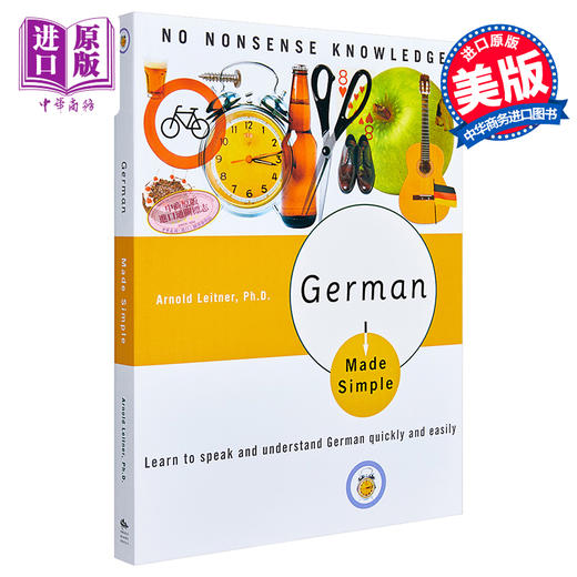 【中商原版】轻松学德语 英文原版 德语学习书 German Made Simple Arnold Leitner Non Basic Stock Line 商品图0