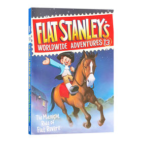 纸片人斯坦利环球历险记系列 午夜骑行 英文原版 Flat Stanley's Worldwide Adventures 13 儿童英语章节桥梁书