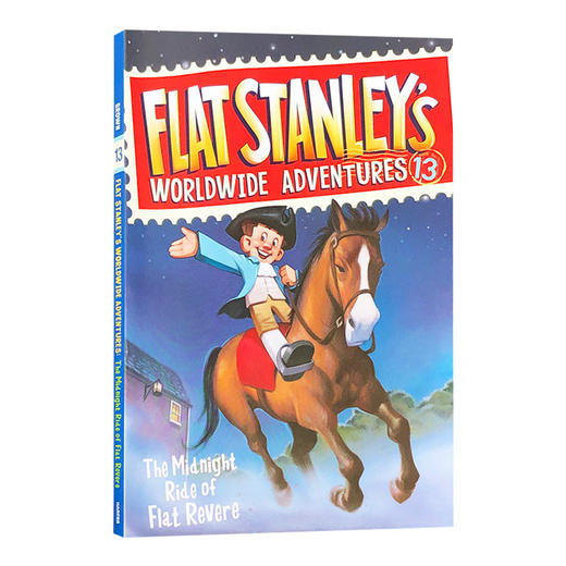 纸片人斯坦利环球历险记系列 午夜骑行 英文原版 Flat Stanley's Worldwide Adventures 13 儿童英语章节桥梁书 商品图0