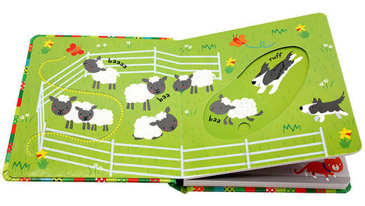 幼儿滑动触摸纸板书 农场 英文原版绘本 Baby's Very First Slide and See Farm 英文版进口益智英语启蒙绘本 亲子互动 Usborne 商品图2