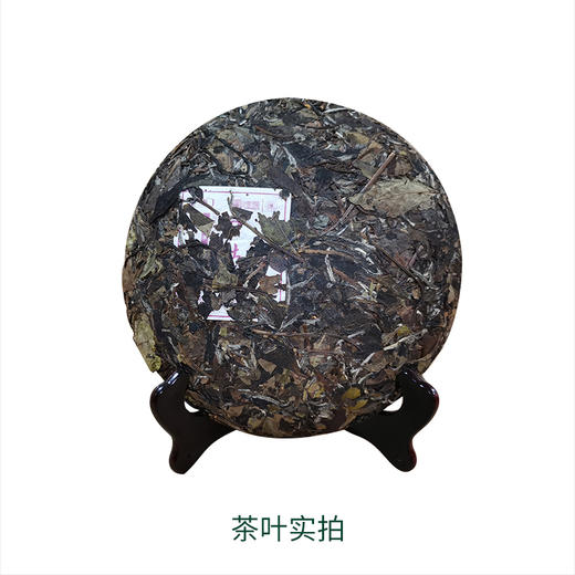 【D】中茶老树白茶白牡丹茶饼2018年5911福鼎白茶357g 商品图3