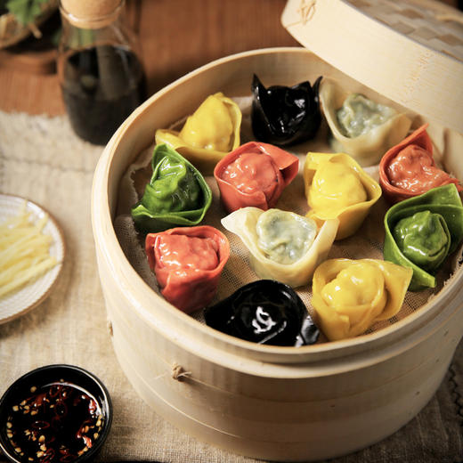 手工馄饨系列 | 高颜值面皮遇到多种鲜香馅料 颗颗饱满似元宝 一口满足 6分钟完成的丰盛早餐 商品图1