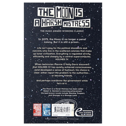 罗伯特·海因莱因:严厉的月亮 英文原版 The Moon 雨果奖 商品图1