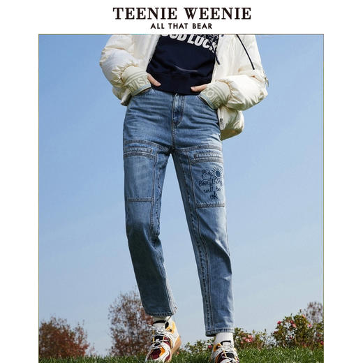 TeenieWeenie小熊卡通牛仔裤TTTJ221101T 商品图0